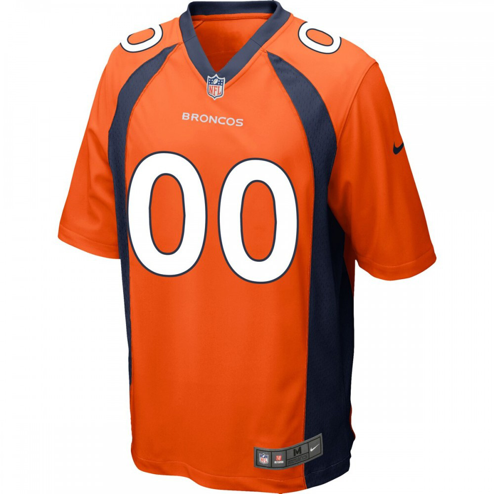 Denver Broncos Nike Custom Game Jersey - Orange-Profan Arena